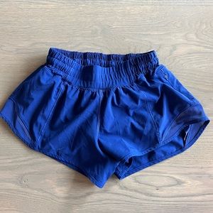 Royal Blue Hotty Hot 2.5 inch Lululemon Shorts